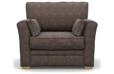 Heart of House Malton Fabric Cuddle Chair - Shale
